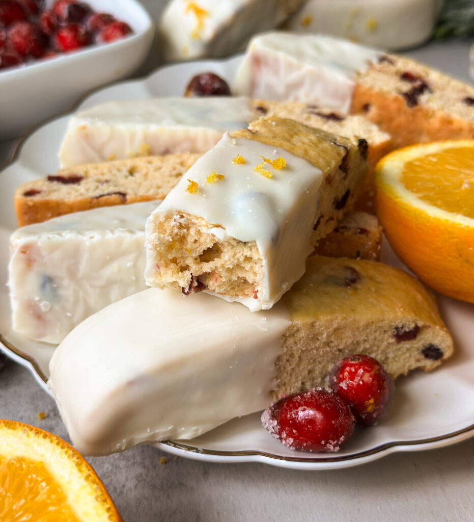 Sourdough Cranberry Orange Biscotti