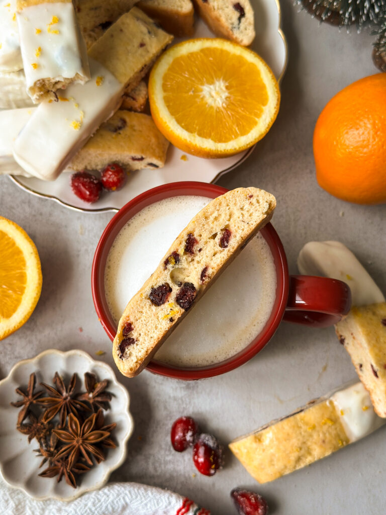 Sourdough Cranberry Orange Biscotti