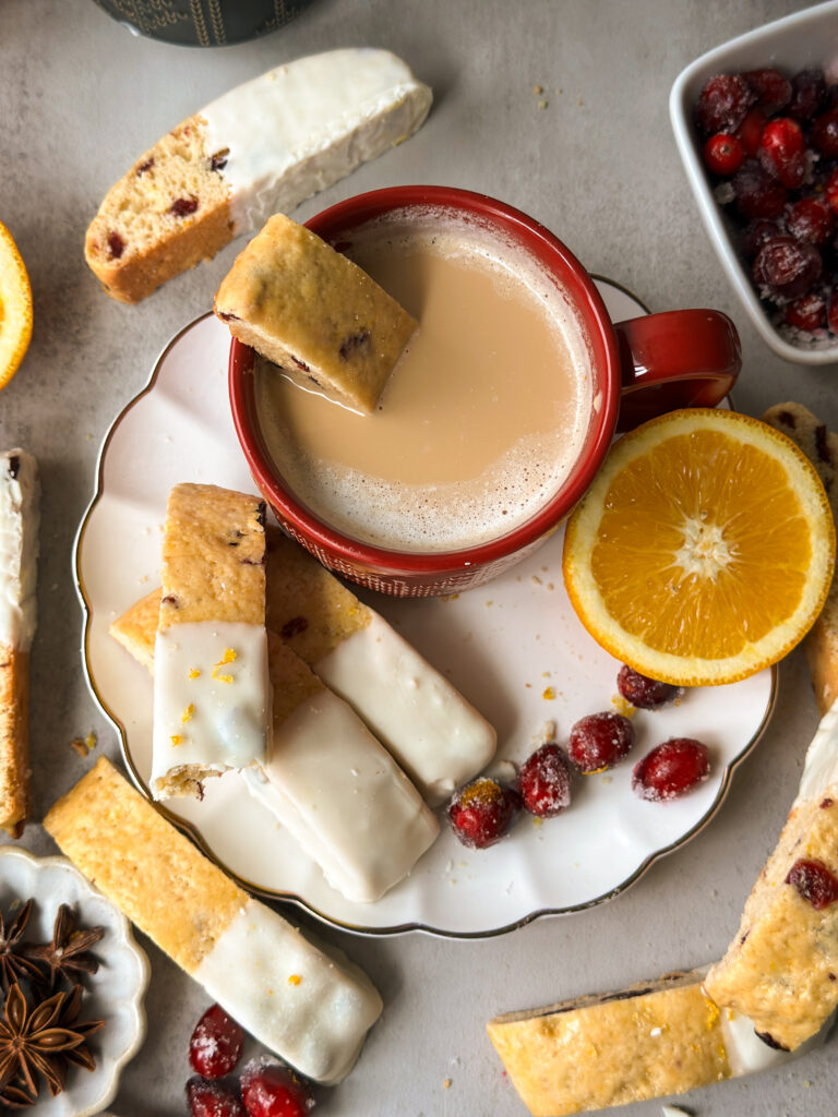 Sourdough Cranberry Orange Biscotti
