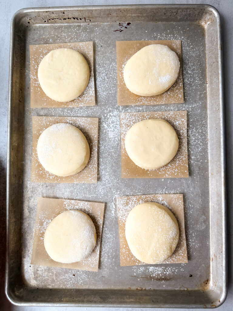 Donuts after proofing