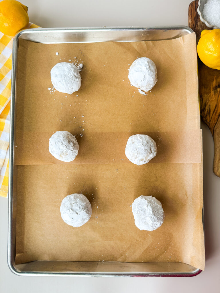 Cookies before baking