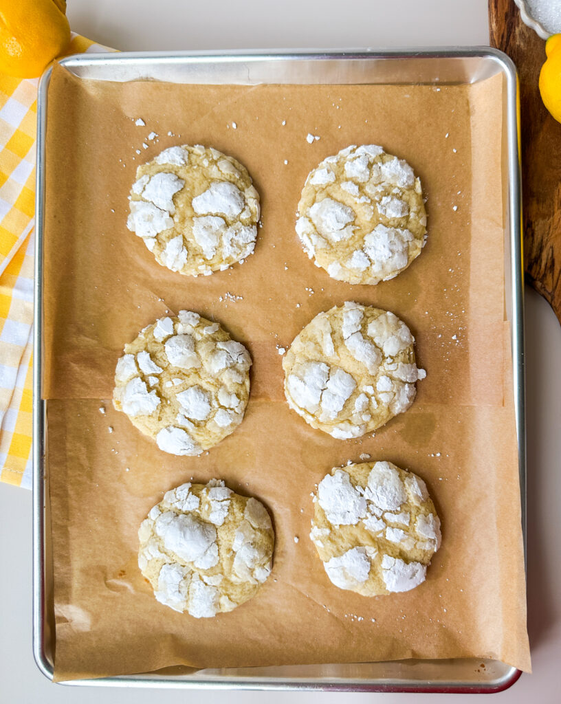 Cookies after baking