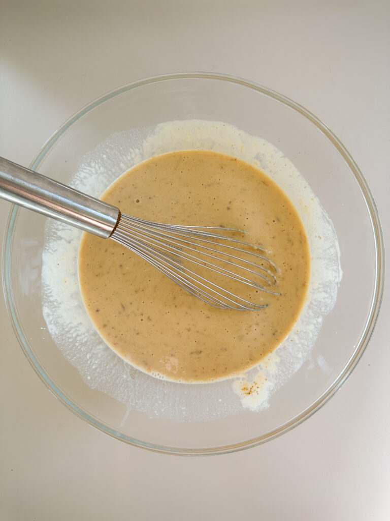 Add the wet ingredients