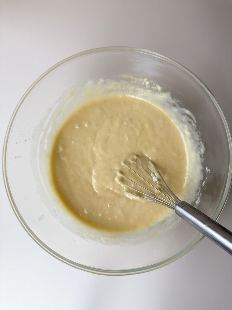 Mix gently until just combined