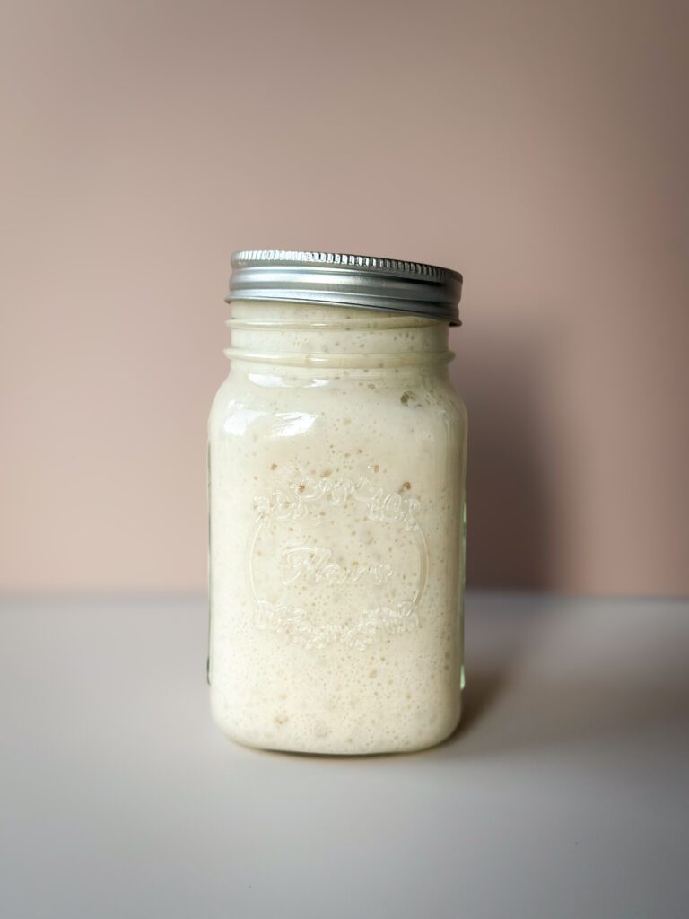 Sweet levain doubled and ready to be used