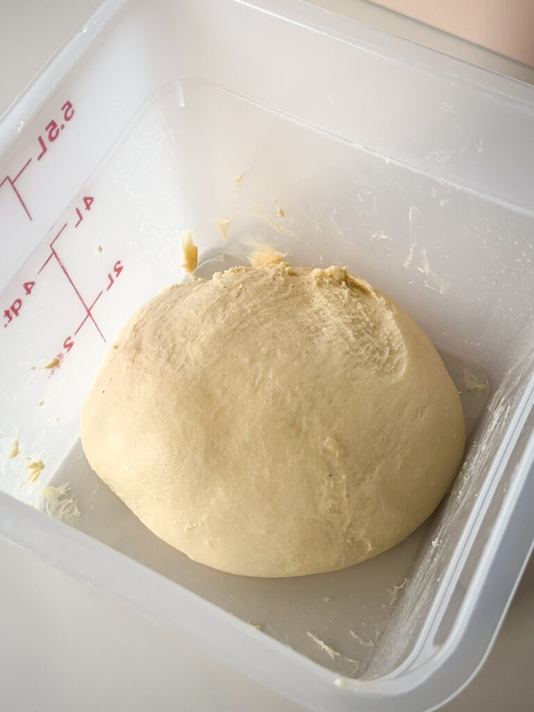 Transfer to an oiled container or bowl to proof