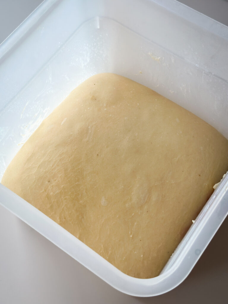 Dough should nearly double in size before using or refrigerating