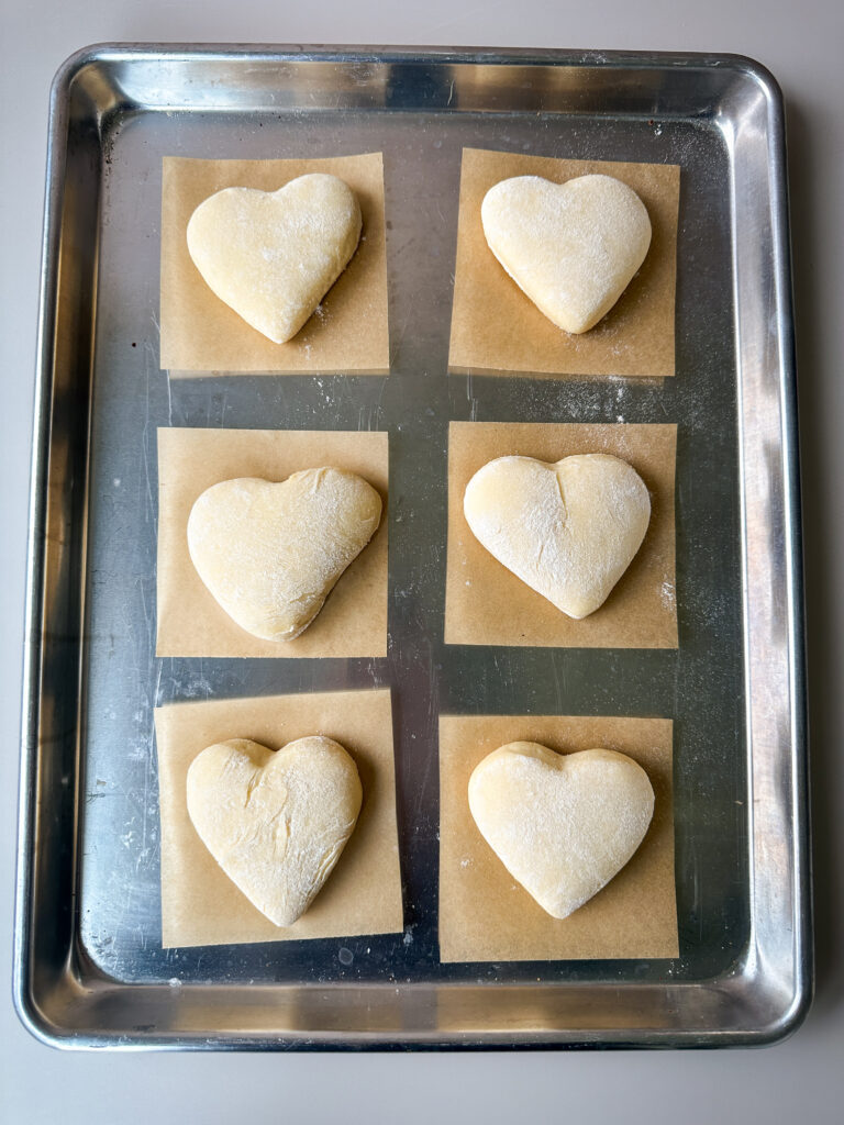 Donuts after proofing