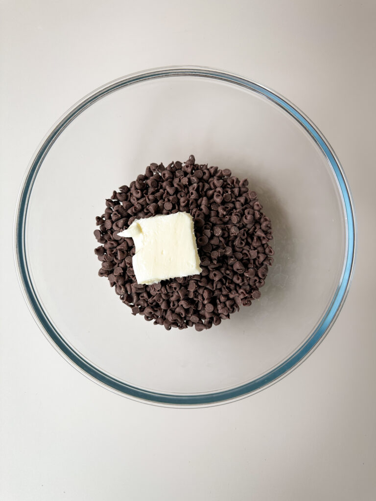 Add the chocolate and butter to a bowl