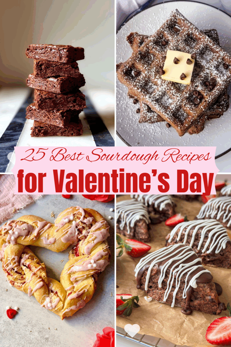 25 Best Sourdough Recipes for Valentine's Day