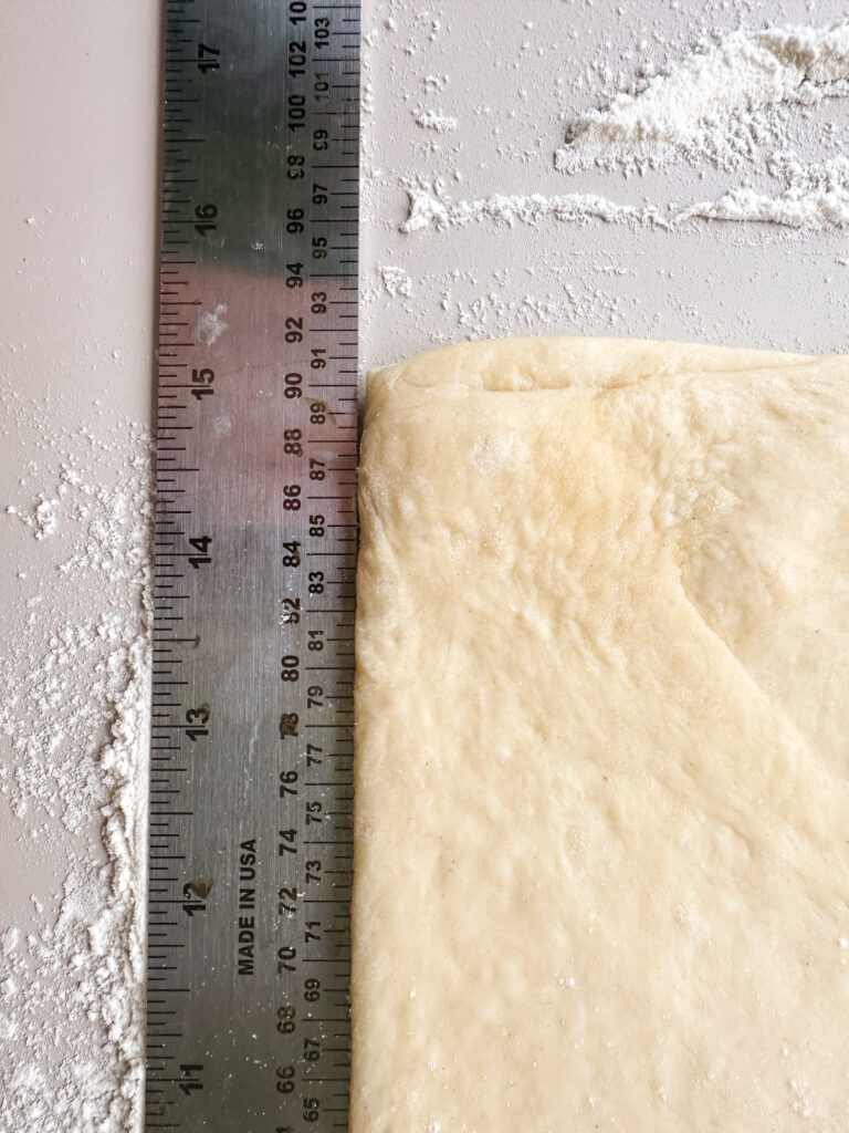 Side edges should be 15 in