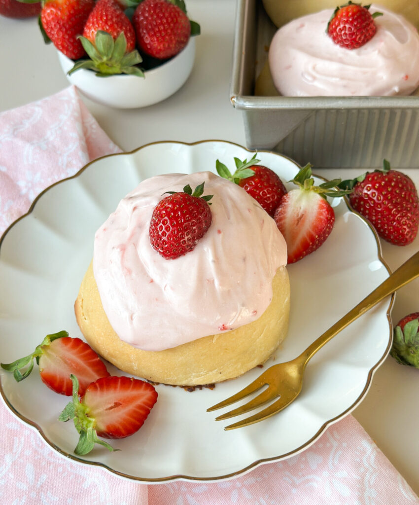 Jumbo Sourdough Strawberry Rolls
