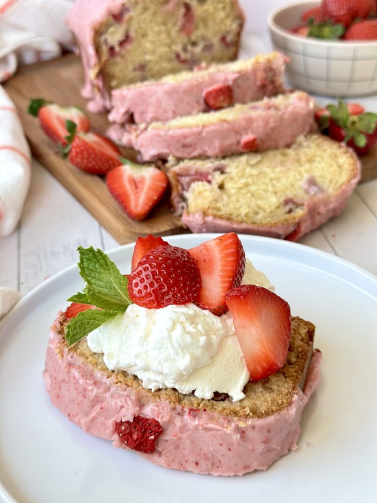 Sourdough Strawberry Shortcake Loaf