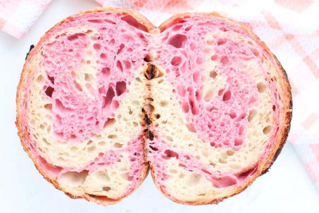 Pink Sourdough Bread