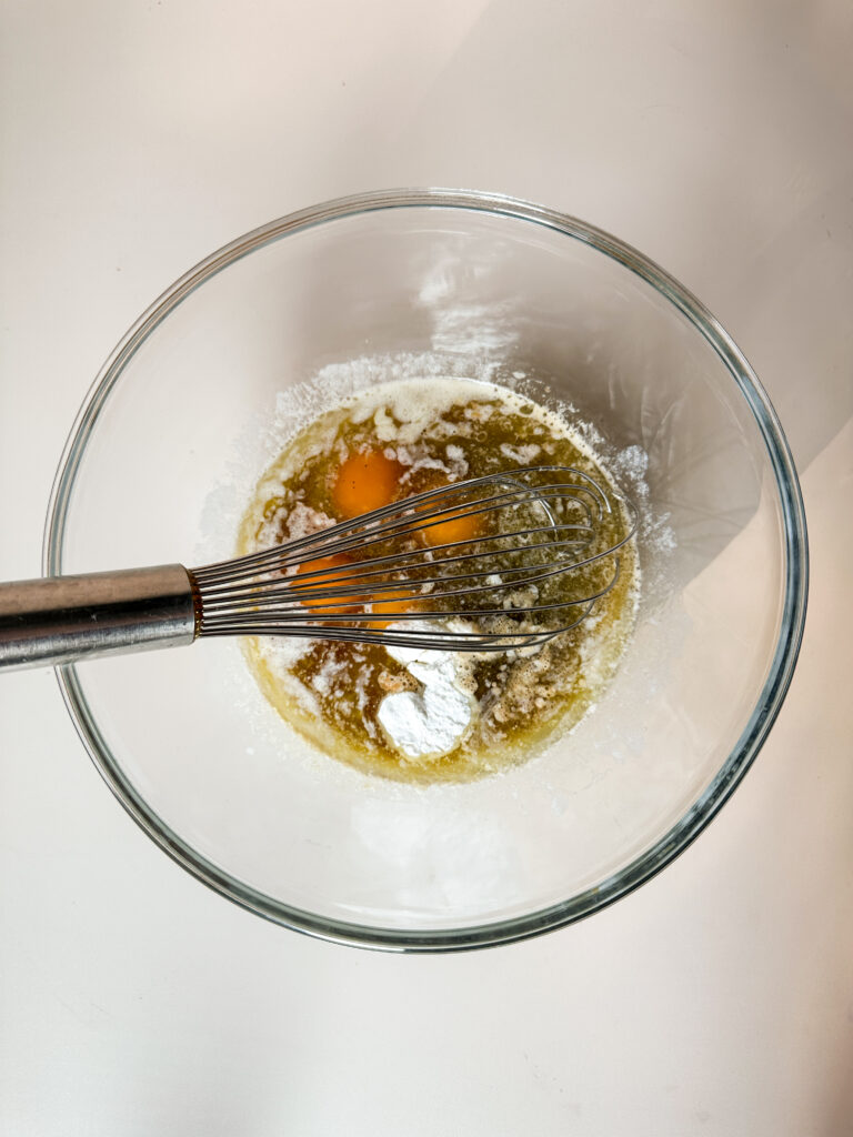 Add remaining cake ingredients to a mixing bowl