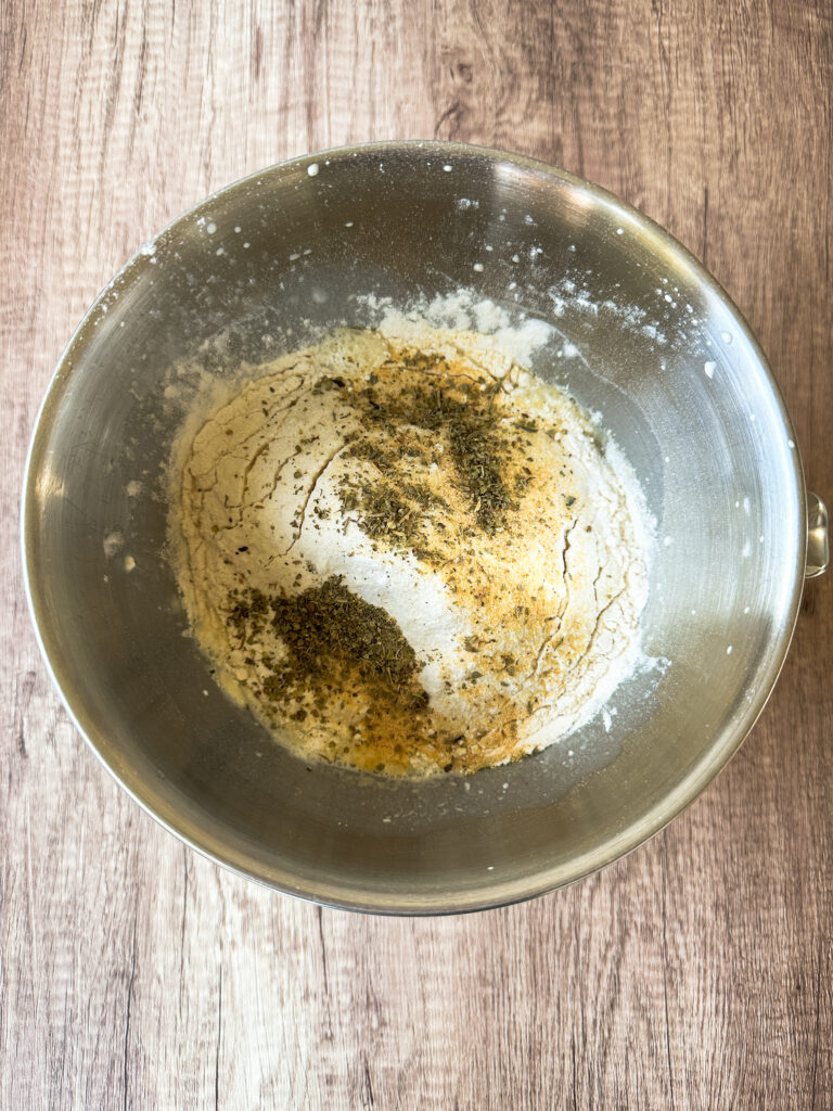 Add dry ingredients to the bowl