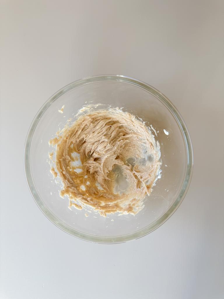 Whip honey butter until fluffy