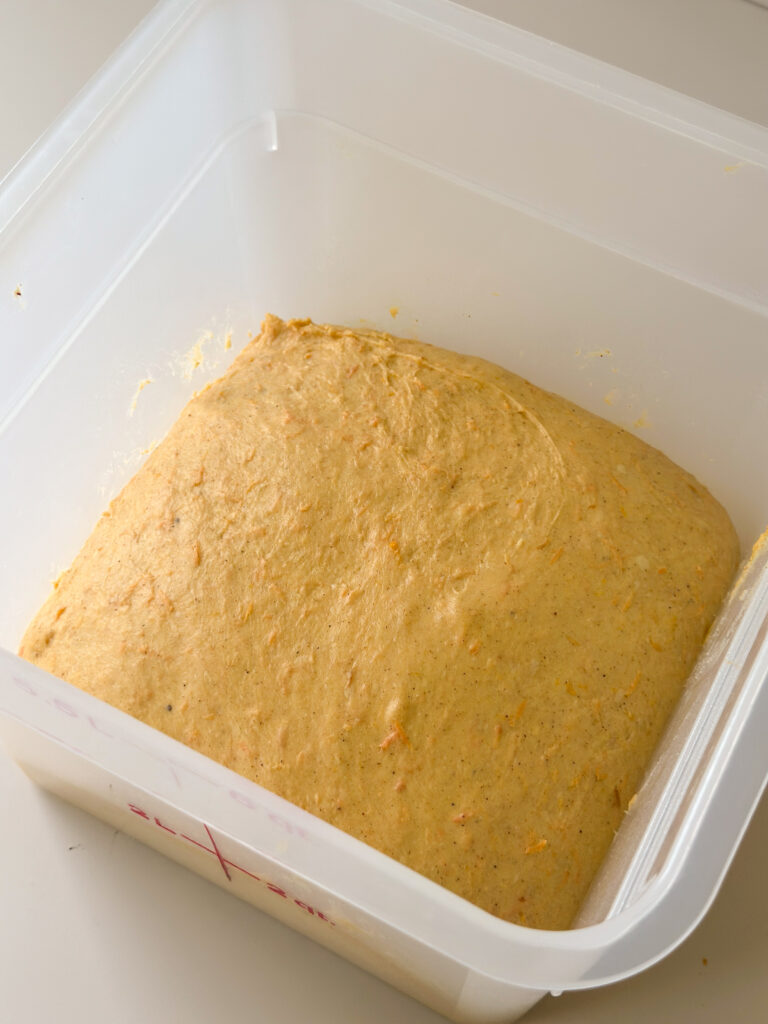 Dough should nearly double in size before using or refrigerating