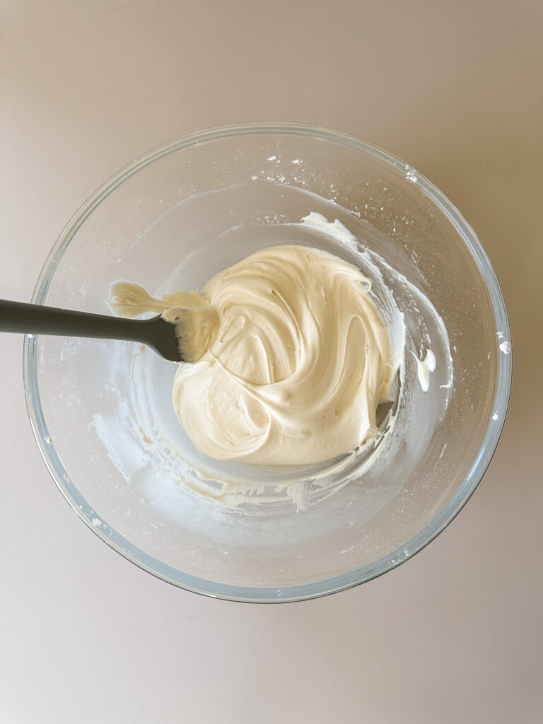 Add remaining ingredients and whip 