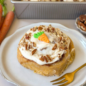 Sourdough Carrot Cake Cinnamon Rolls