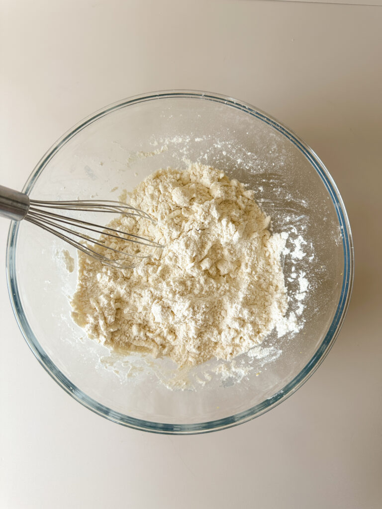 Mix in shredded butter