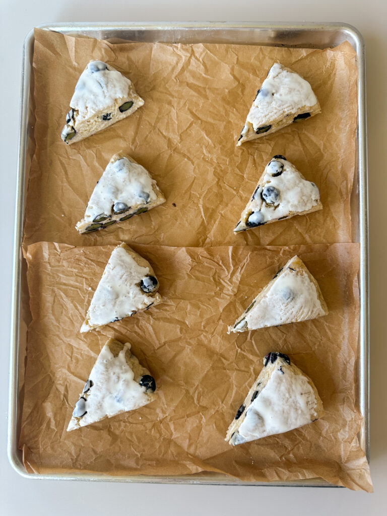 Scones ready to be baked