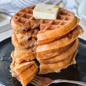 Sourdough Protein Waffles