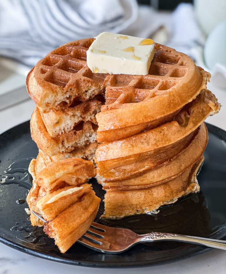 Sourdough Protein Waffles