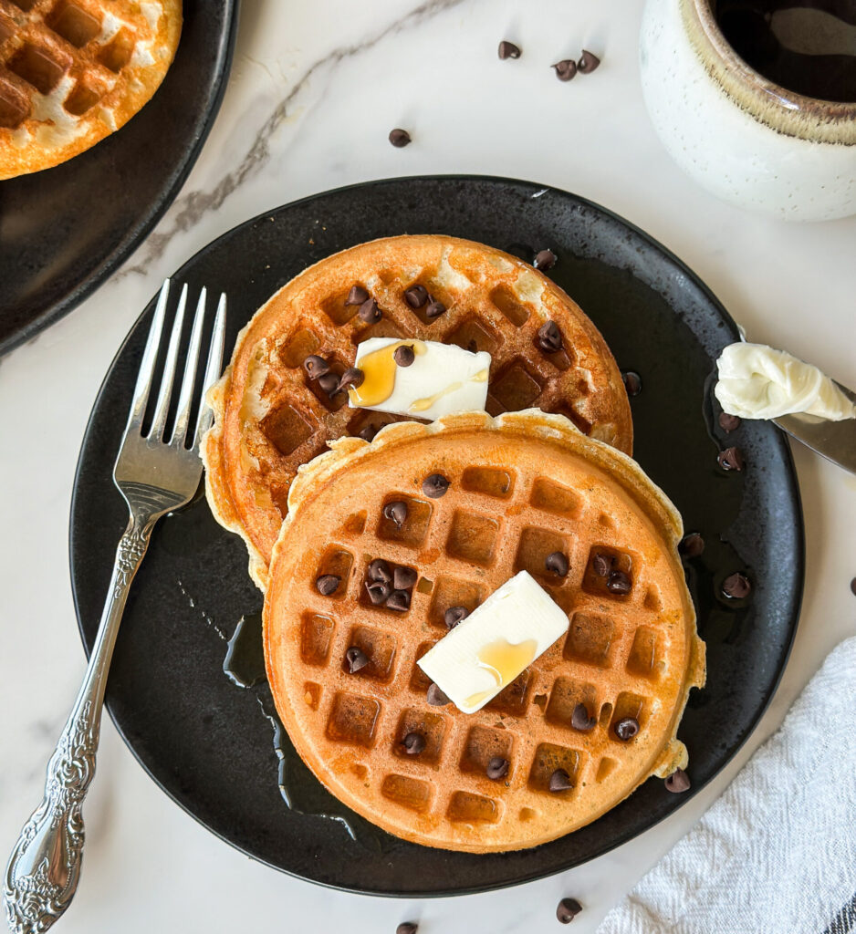 Sourdough Protein Waffles