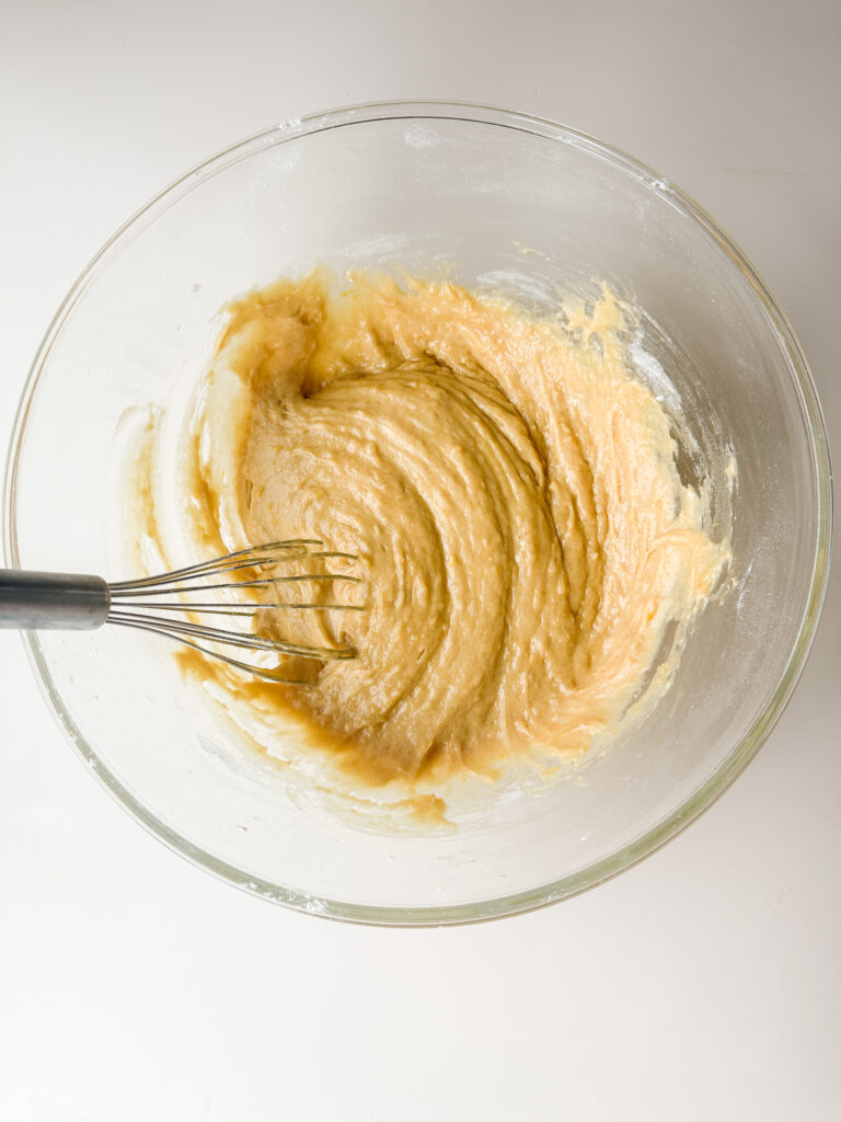 Gently add the dry ingredients