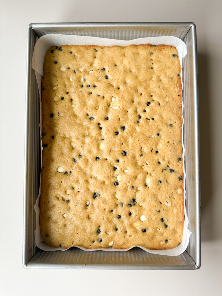 Bars fresh out of the oven