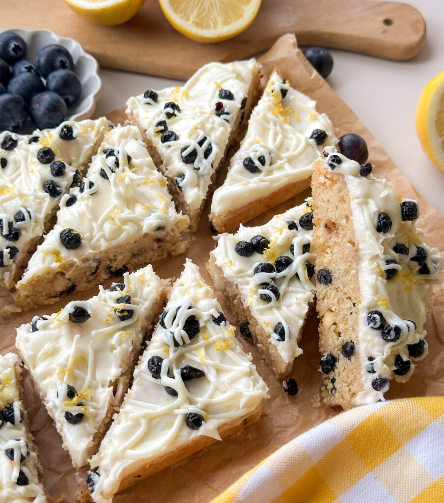 Sourdough Blueberry Lemon Bliss Bars