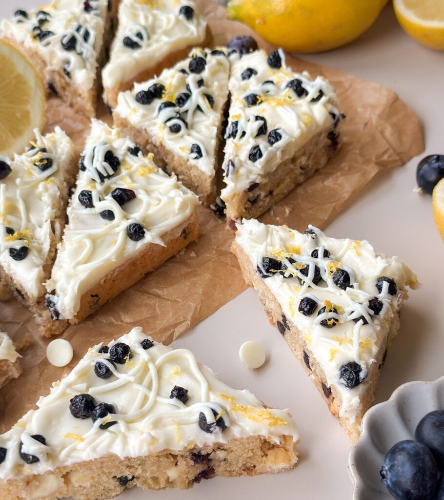 Sourdough Blueberry Lemon Bliss Bars