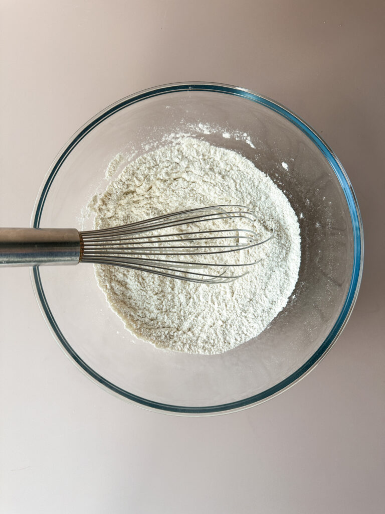 Whisk together the dry ingredients