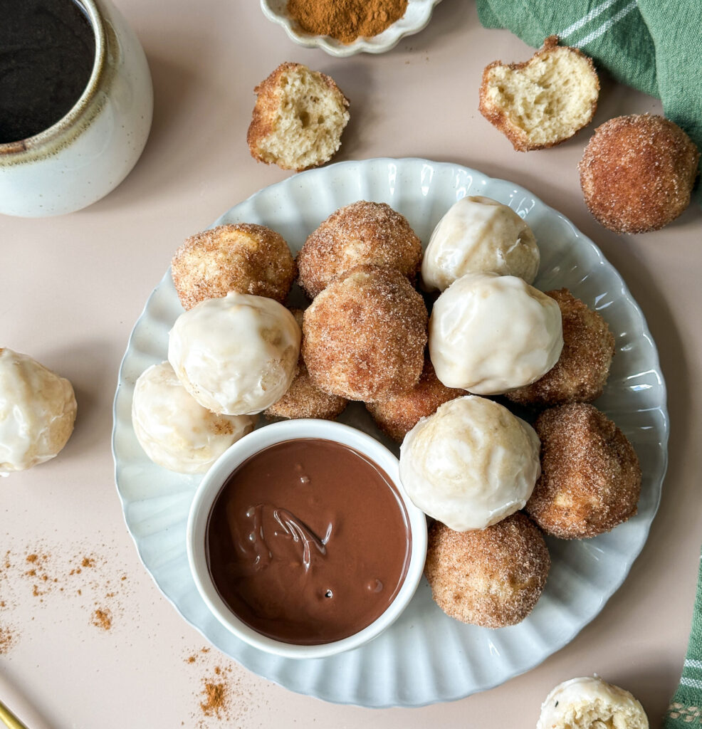 Sourdough Discard Protein Donut Holes