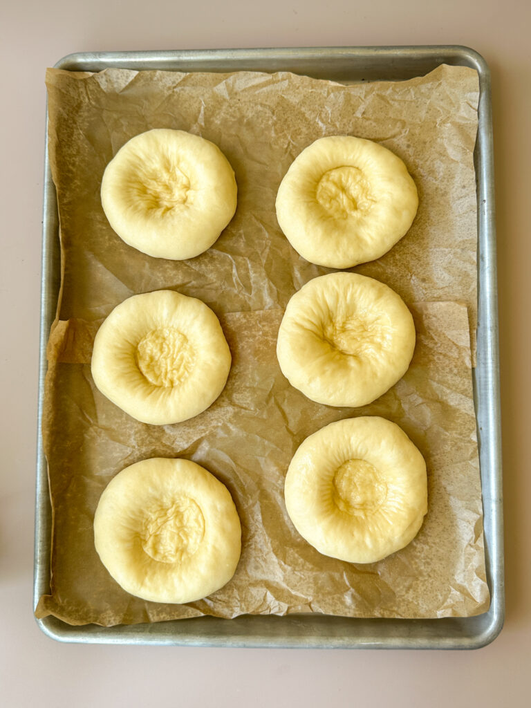 Buns ready to be filled