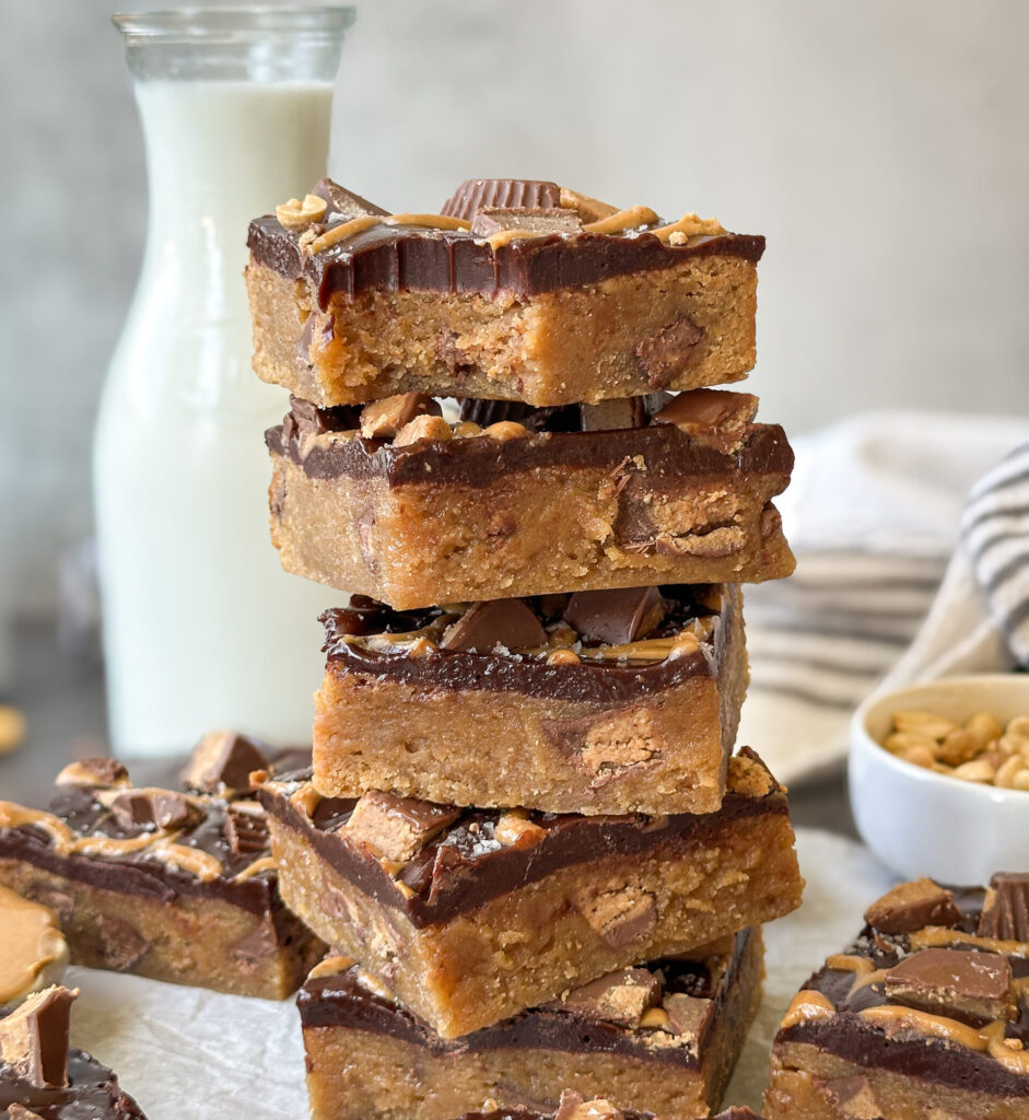 Sourdough Peanut Butter Blondies