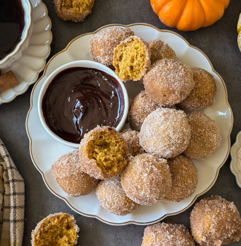 Sourdough Pumpkin Donut Holes