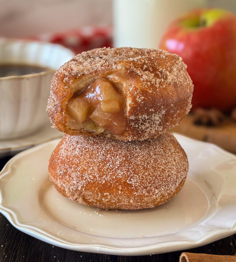Sourdough Apple Pie Donuts